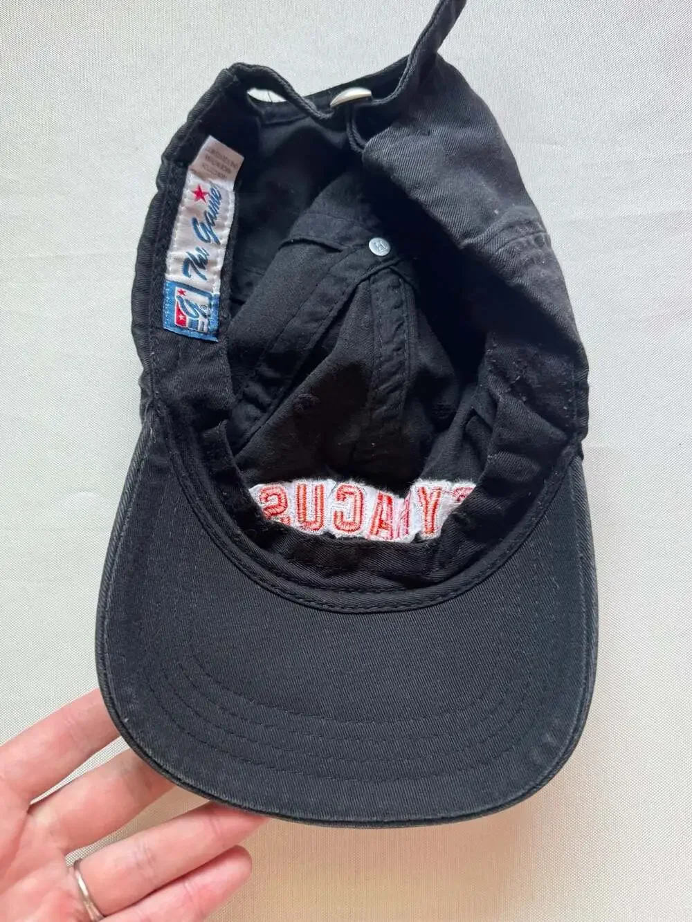 Syracuse Orange Black Embroidered Baseball Dad Hat Collegiate NCAA Adjustable